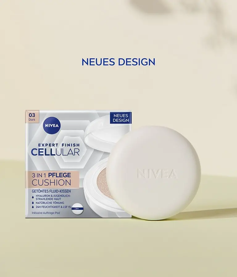 NIVEA Cellular Expert Finish 3 in 1 Pflege Cushion dunkel Anti-Aging Tönung Mood