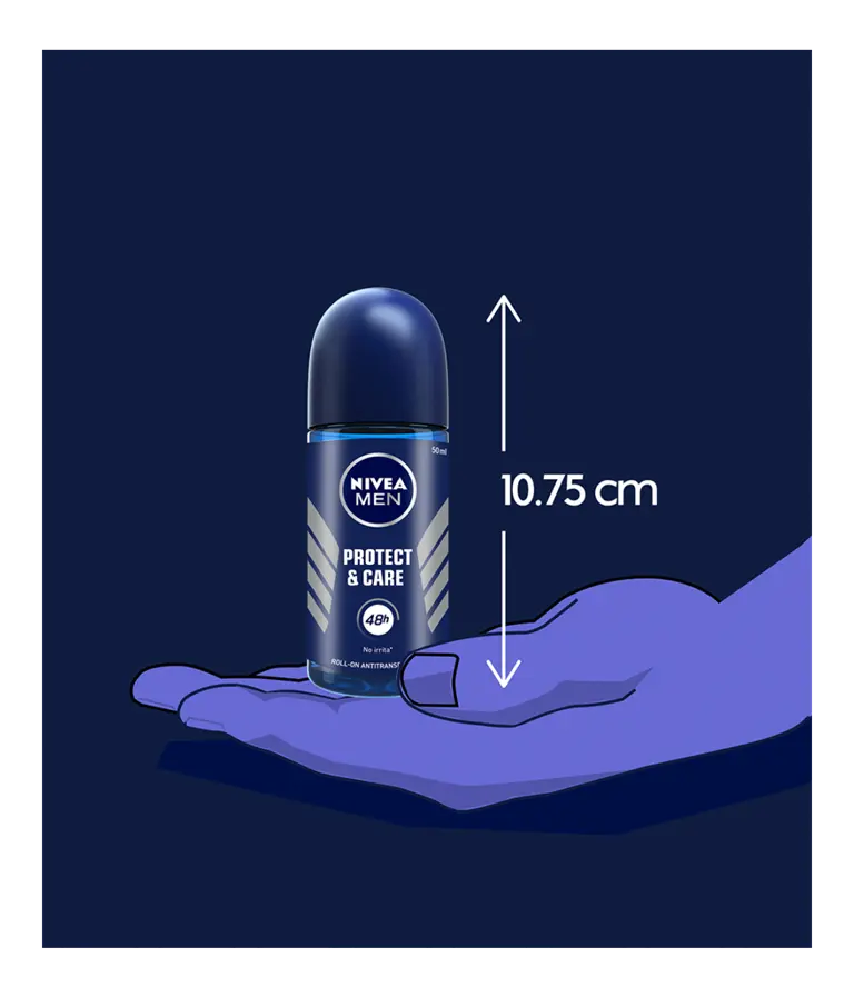 Nivea Men antitranspirante en roll on Protect & Care