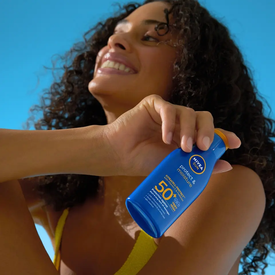 NIVEA's SUN Protect & Moisture Lotion SPF 50+