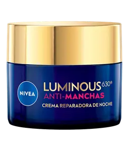 NIVEA Luminous630 Anti-Manchas Crema Reparadora de Noche para Rostro - Cuello - Escote 50ml
