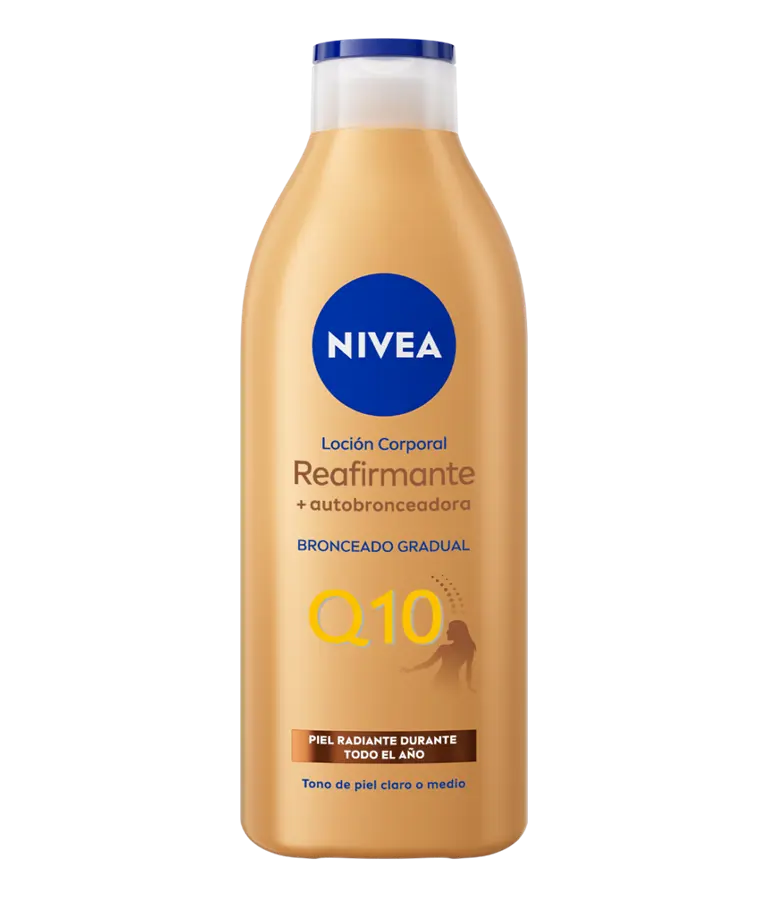 NIVEA Q10 Loción Corporal Reafirmante + Autobronceadora