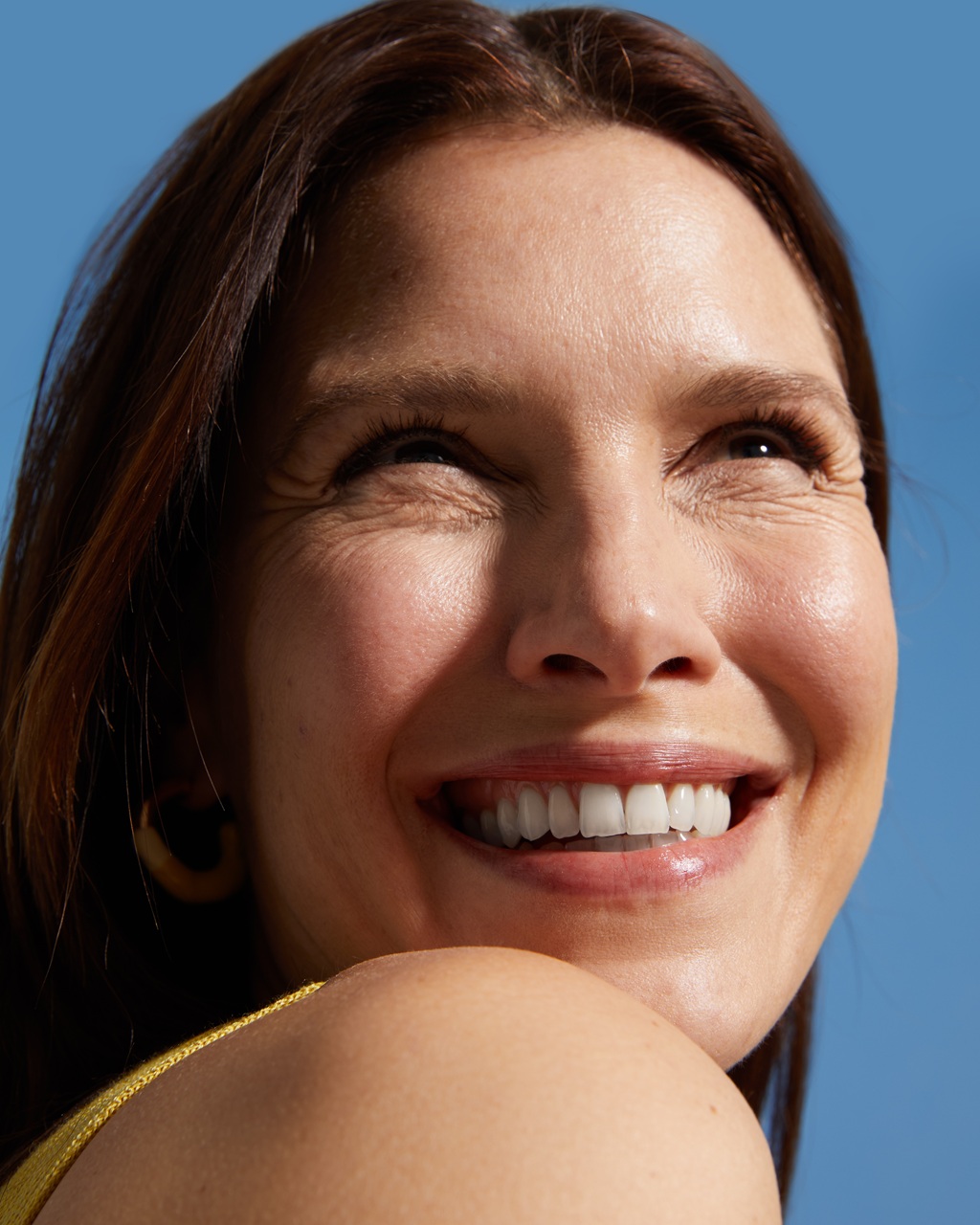 young woman smiling