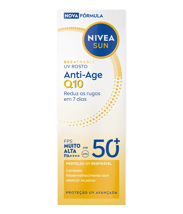 NIVEA; NIVEA SUN; UV FACE; ANTI-AGE; SPF50; 40ML
