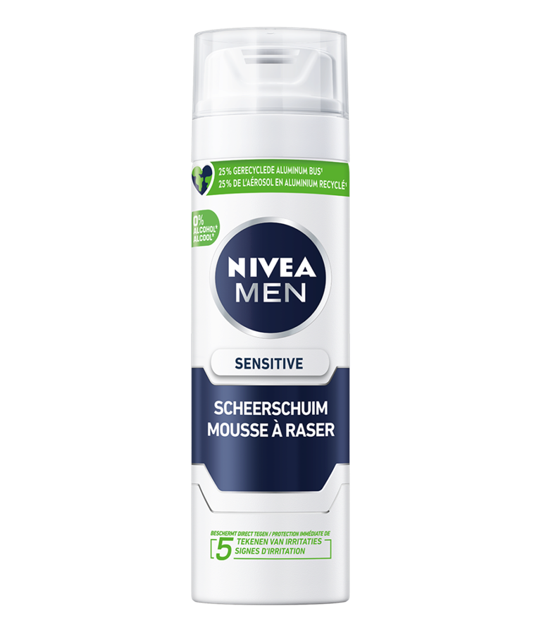 BE-81720 - NIVEA MEN MOUSSE A RASER SENSITIVE 200ML