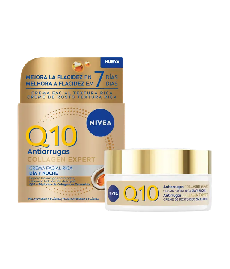 Q10; Q10 collagen Expert; Creme rico de dia e noite; Creme rico;