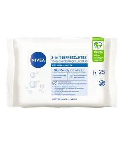 NIVEA Toallitas Desmaquilladoras Refrescantes 3 en 1