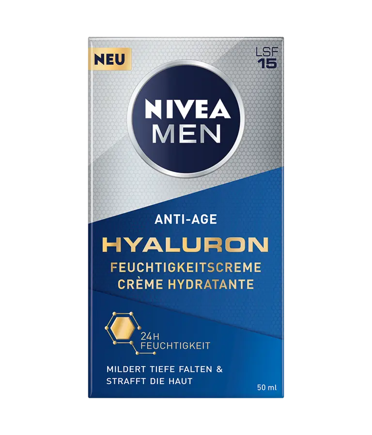 NIVEA MEN Anti-Age Hyaluron Feuchtigkeitscreme Verpackung