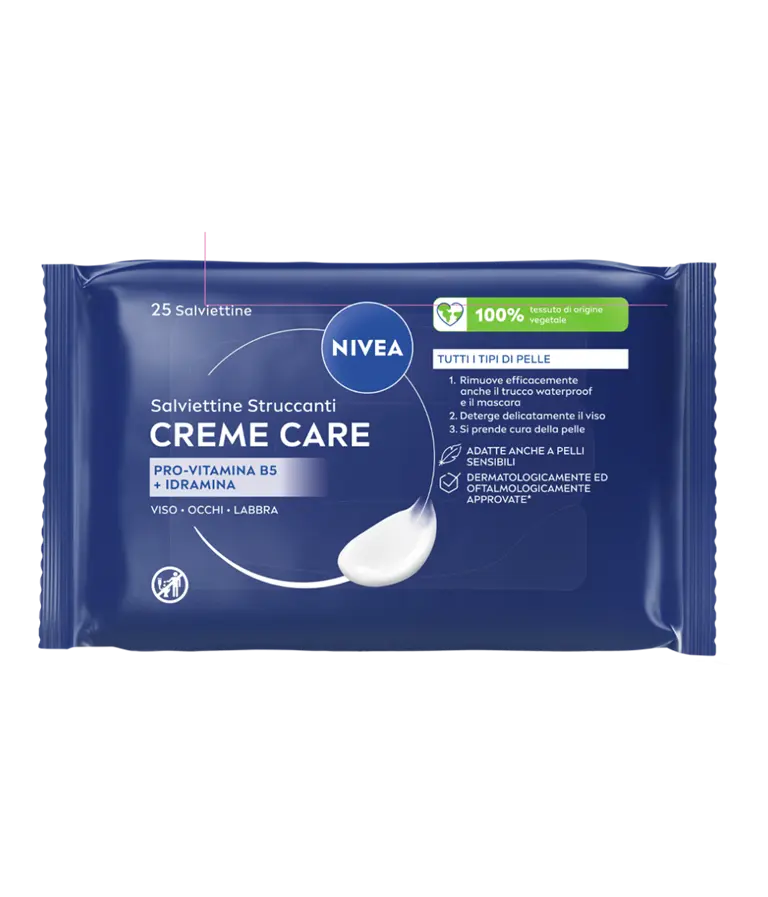 Toalhitas; Toalhitas de Limpeza; Toalhitas para todo o tipo de pele; Toalhitas de limpeza creme care