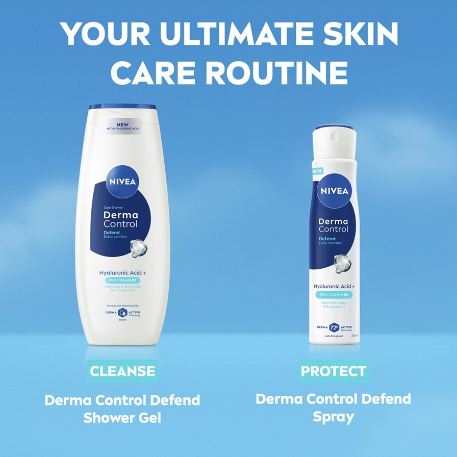 NIVEA Derma Control Defend | 72h anti-perspirant protection