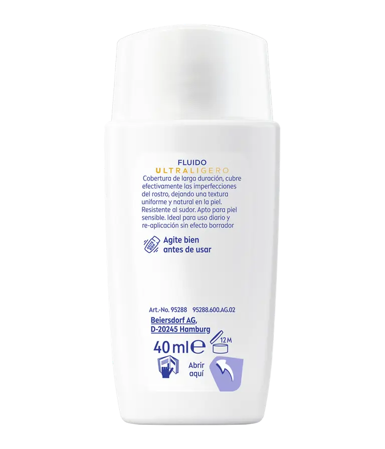NIVEA SUN Fluido Diario Ultra Ligero Tono Claro SPF 50+