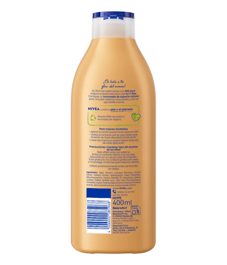 NIVEA Q10 Loción Corporal Reafirmante + Autobronceadora