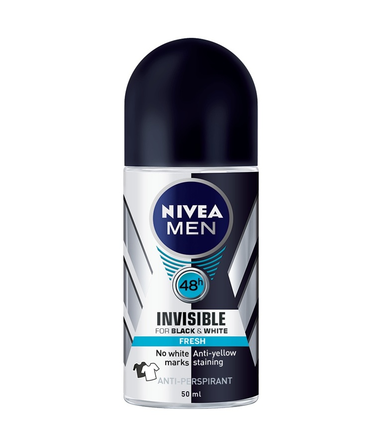 Invisible for Black and White Roll On for Men_50ml