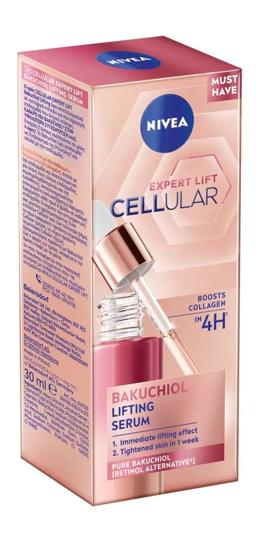 ZA_84930-04500-32_Nivea Cellular Expert Lift Bakuchiol Serum 30ml box_plunge