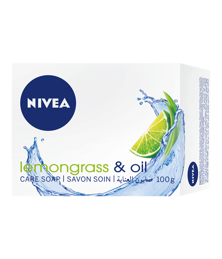 80698 NIVEA Lemongrass & Oil Bar Soap 100g clean packshot bi-lingual
