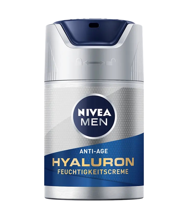 NIVEA MEN Anti-Age Hyaluron Feuchtigkeitscreme im praktischer Spender