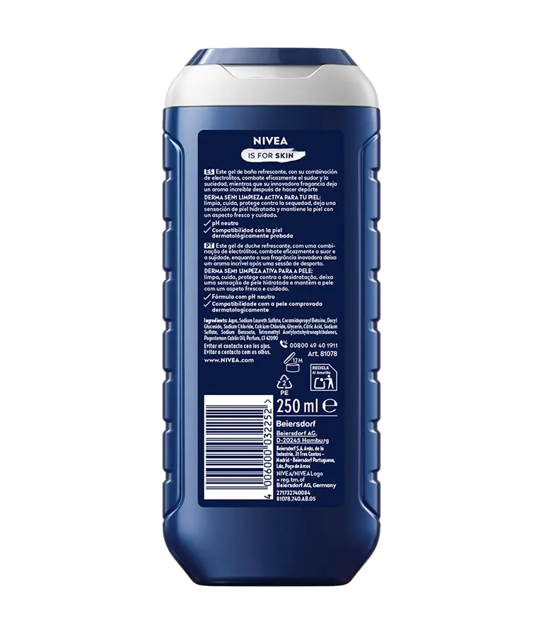NIVEA MEN Gel de Ducha Sport