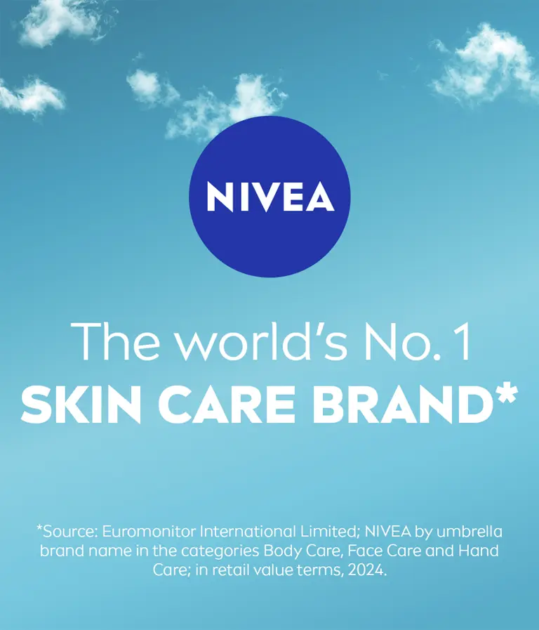 NIVEA is the No.1 skin care brand*.