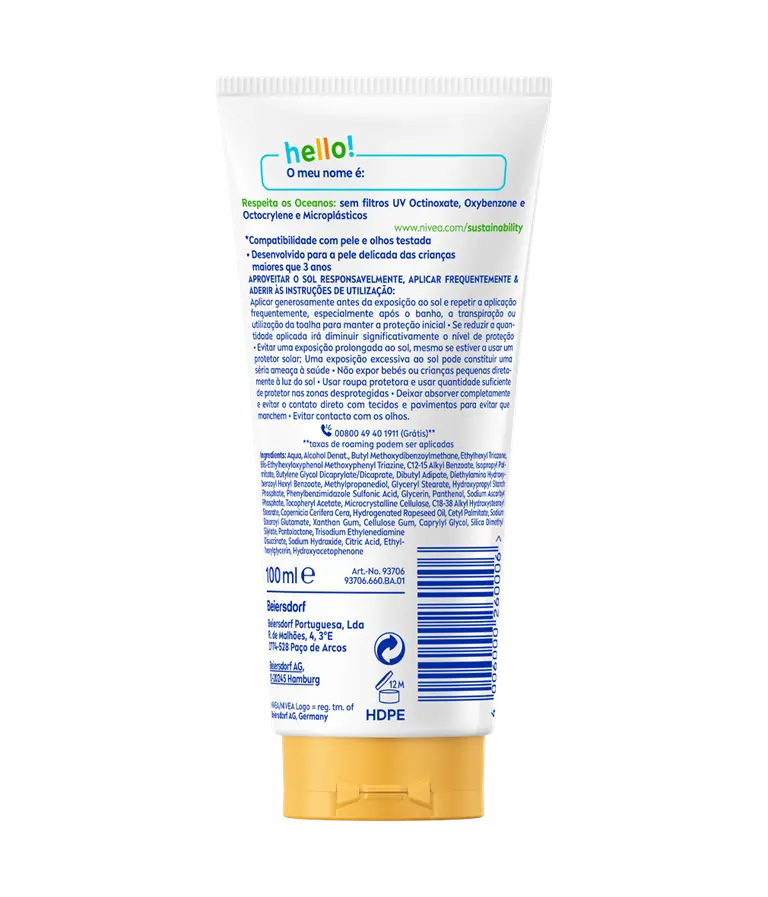 NIVEA; NIVEA SUN; LOTION; KIDS; PROTECT; CARE; SPF50; 100ML