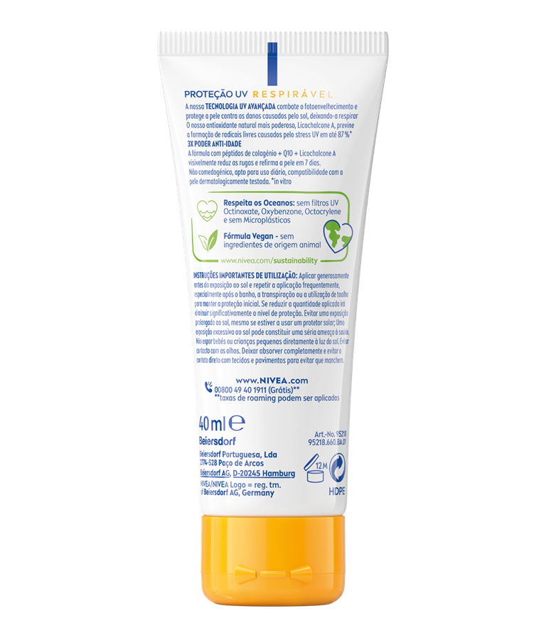 NIVEA; NIVEA SUN; UV FACE; ANTI-AGE; SPF50; 40ML