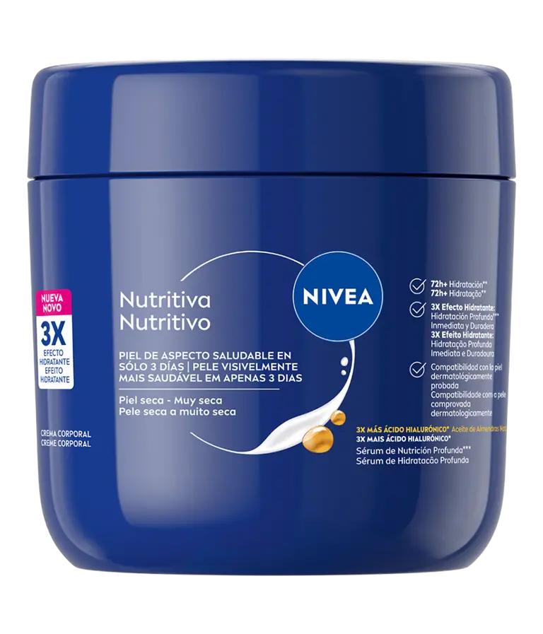 NIVEA Crema Corporal Nutritiva Tarro 400 ml