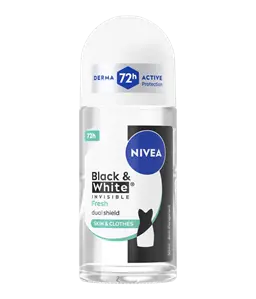 Desodorizante, roll-on, black & white, fresh, 72h