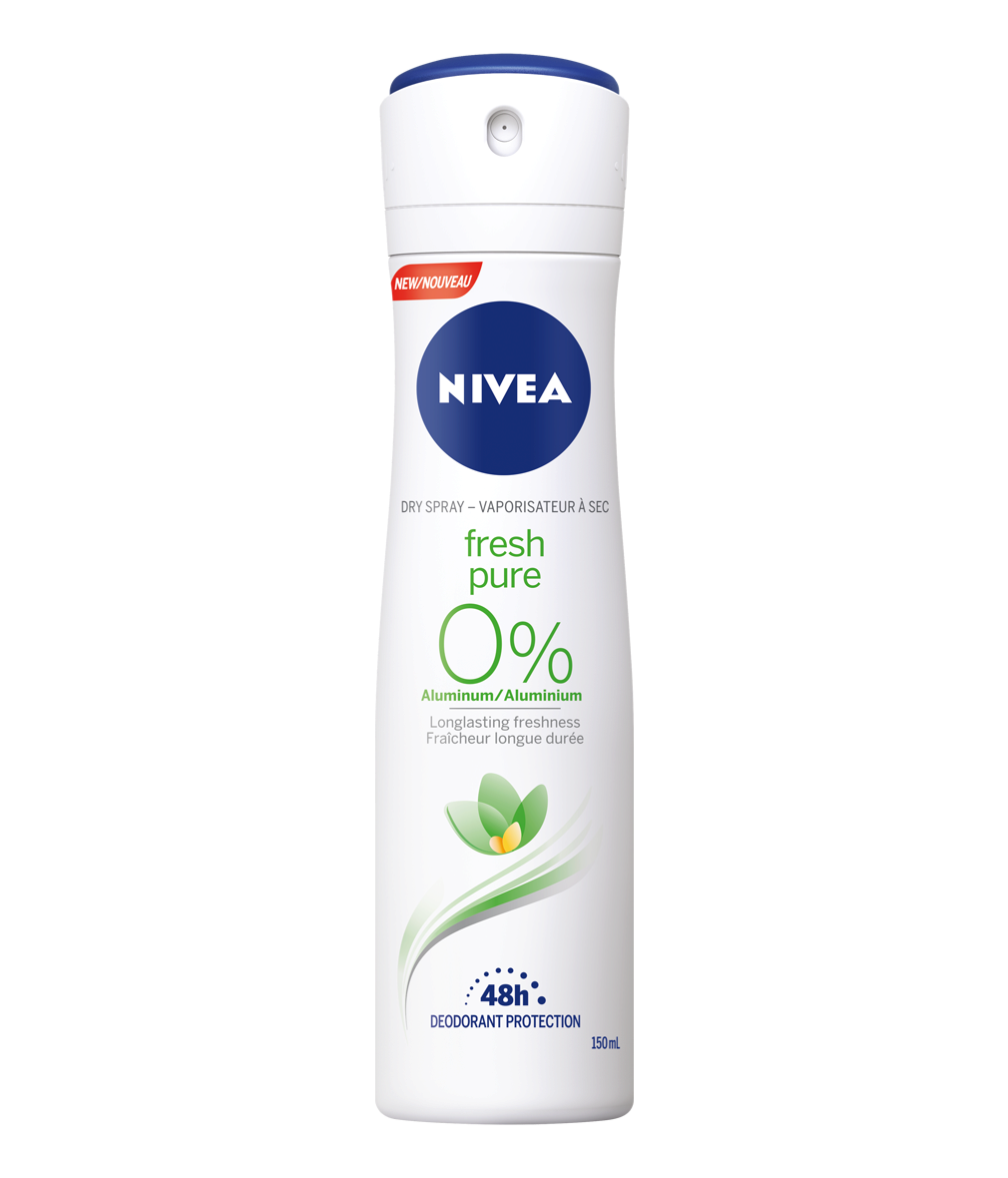 NIVEA MEN Deodorante Spray 0% Alluminio – Profumo Ocean – 150 Ml, 48h Protezione