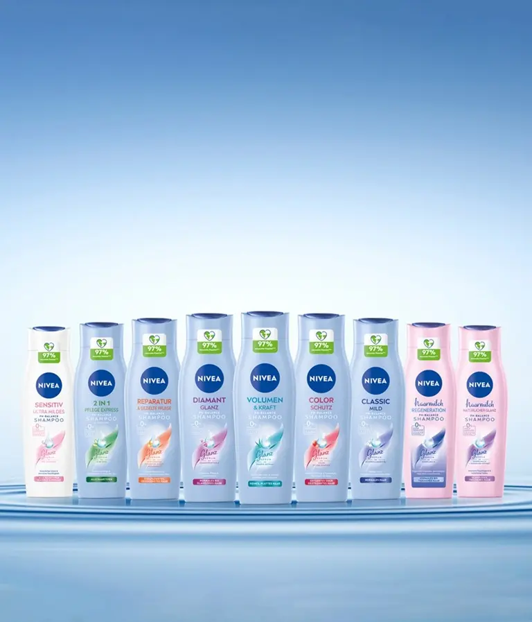 NIVEA REPARATUR SHAMPOO FULL RANGE SIZE COMPARISON