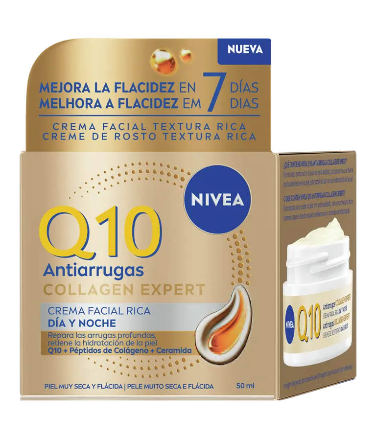 Q10; Q10 collagen Expert; Creme rico de dia e noite; Creme rico;