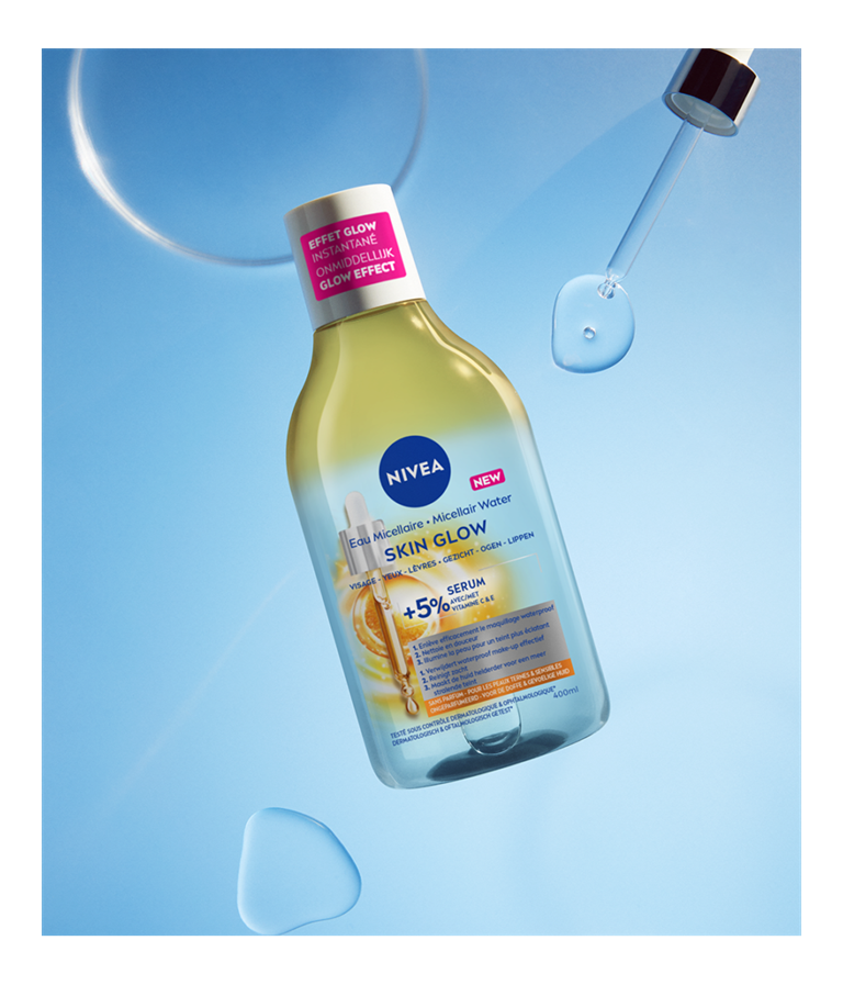 NIVEA serum infused brightening micellar water