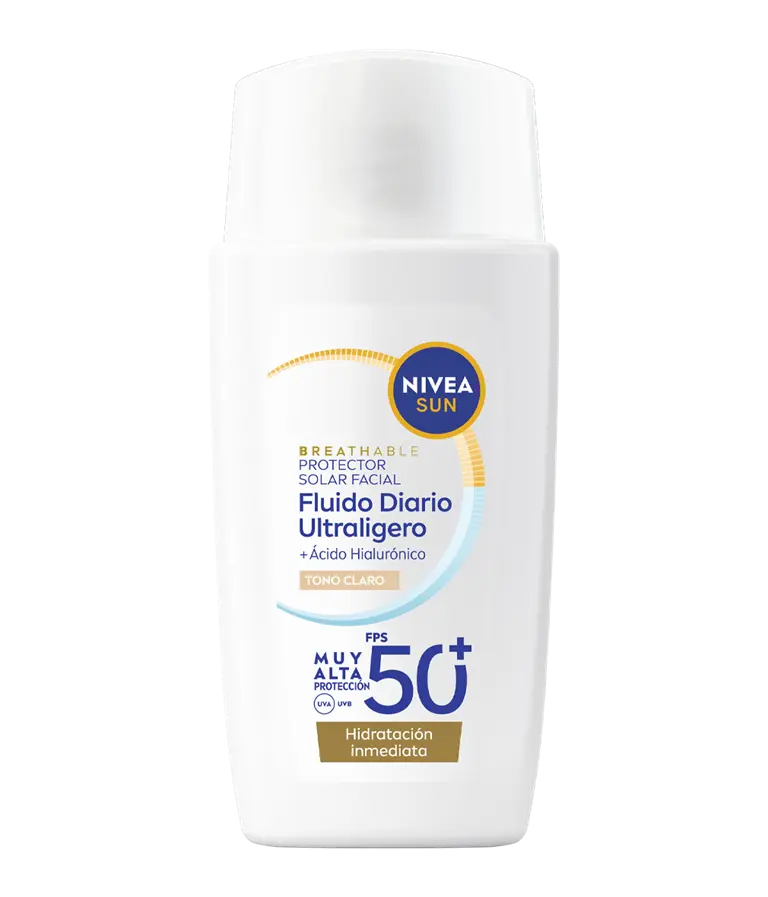 NIVEA SUN Fluido Diario Ultra Ligero Tono Claro SPF 50+