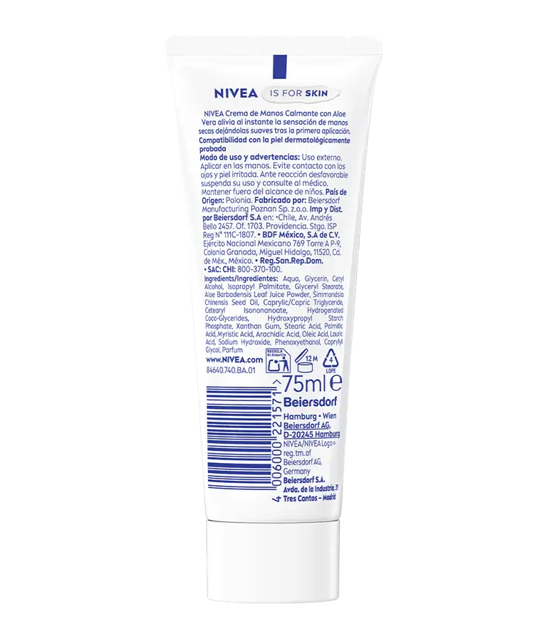 NIVEA Crema de Manos Aloe Vera 75ml