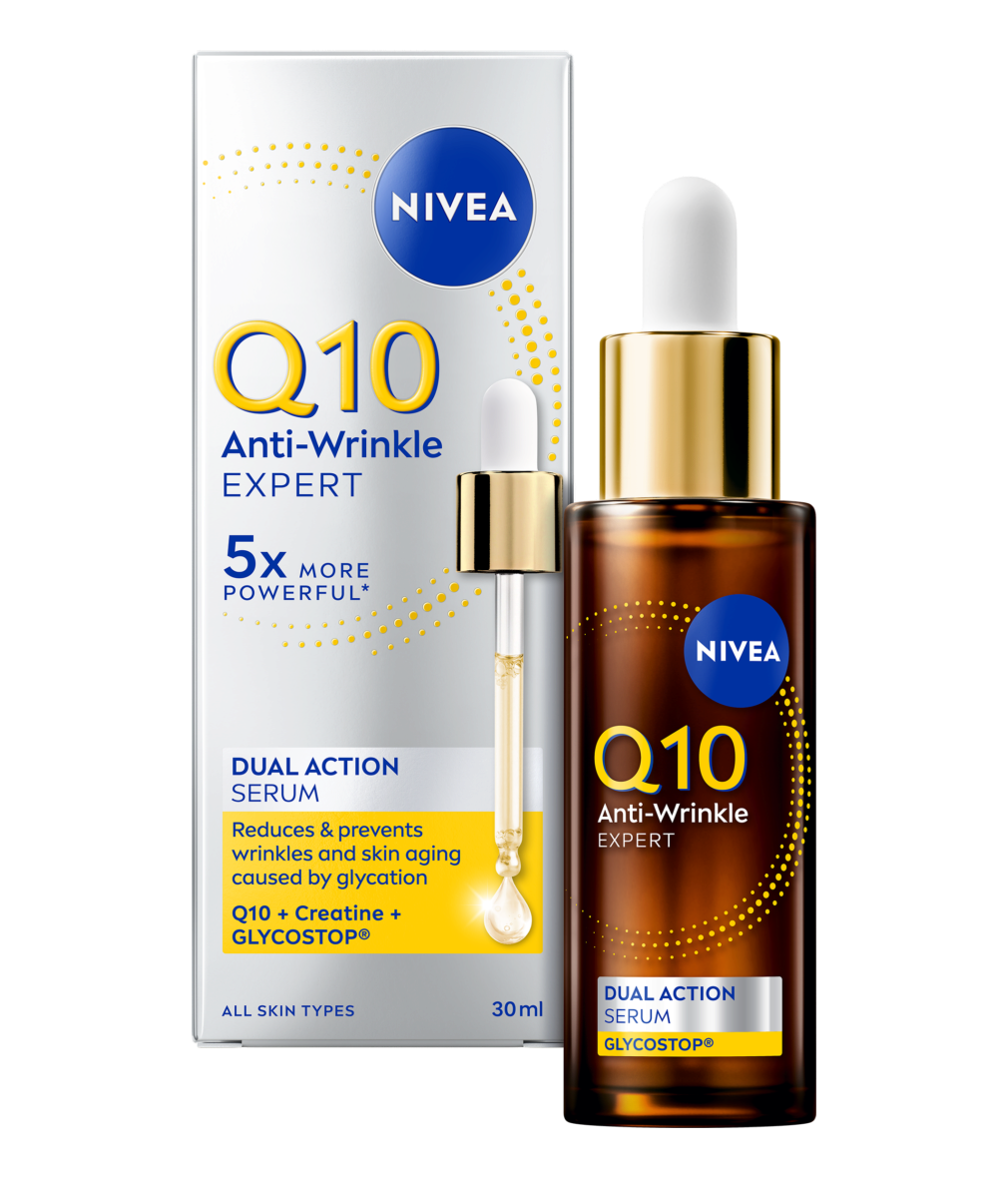 Q10 Anti-Wrinkle Dual Action Serum I Wrinkle Filler I NIVEA