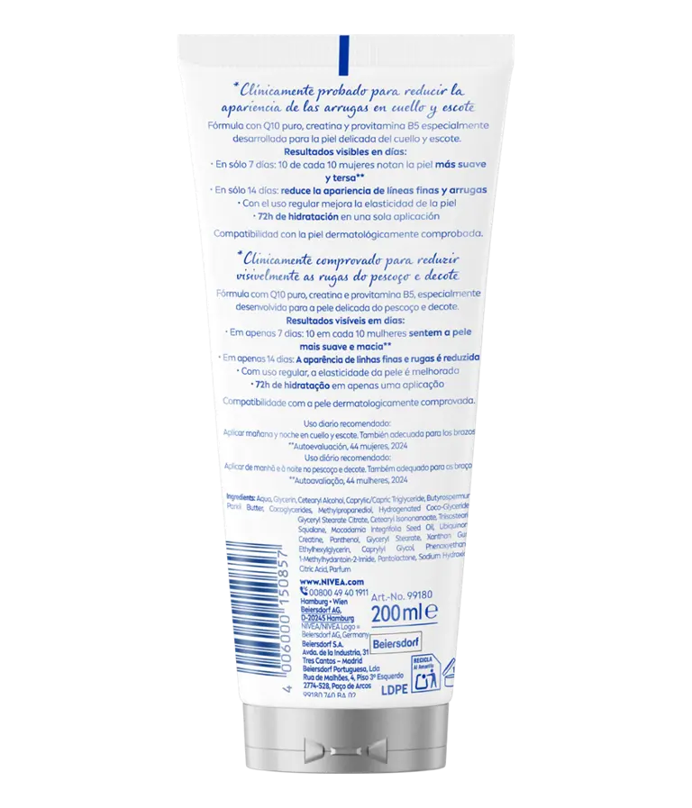 NIVEA Q10 Crema Antiarrugas Cuello y Escote
