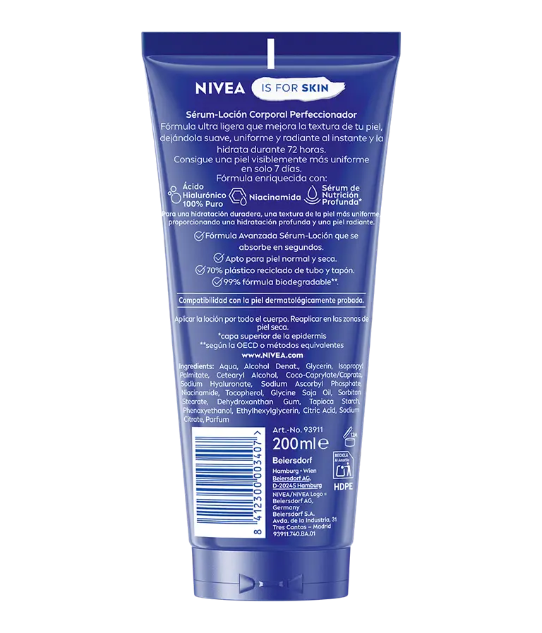 NIVEA Sérum-Loción Corporal Perfeccionador 200 ml