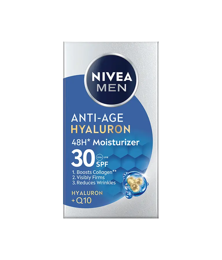 NIVEA MEN Anti-Age Hyaluron Crema Hidratante Antiedad SPF 30