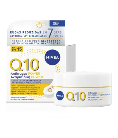 NIVEA; Q10; Antirrugas Power; NIVEA Q10 Power Antirrugas; FP15