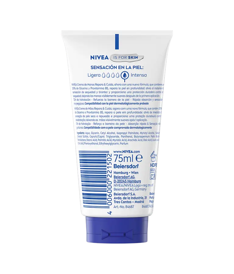 NIVEA Crema de Manos Reparadora 75ml