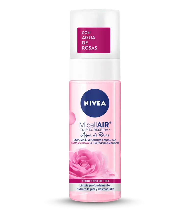 NIVEA ESPUMA LIMPIADORA FACIAL CON AGUA DE ROSAS 150 ML