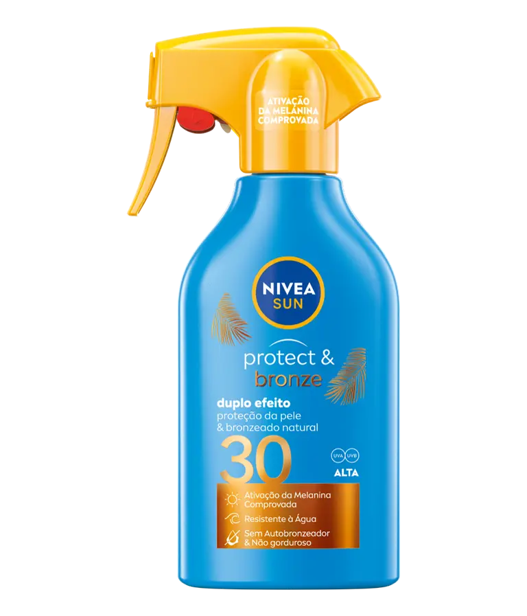 NIVEA; NIVEA SUN; TRIGGER; PROTECT; BRONZE; SPF30; 250ML