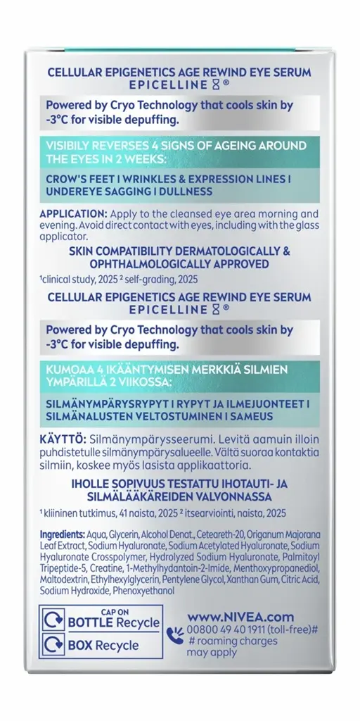 ZA_99422-04500-34_Nivea Cellular Epigenetics Longevity Science Age Rewind Eye Serum 15ml box_back
