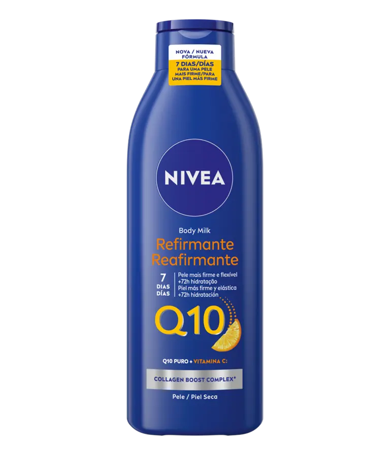 NIVEA; NIVEA BODY; NBODY; MILK; REFIRMANTE; Q10; 250ML