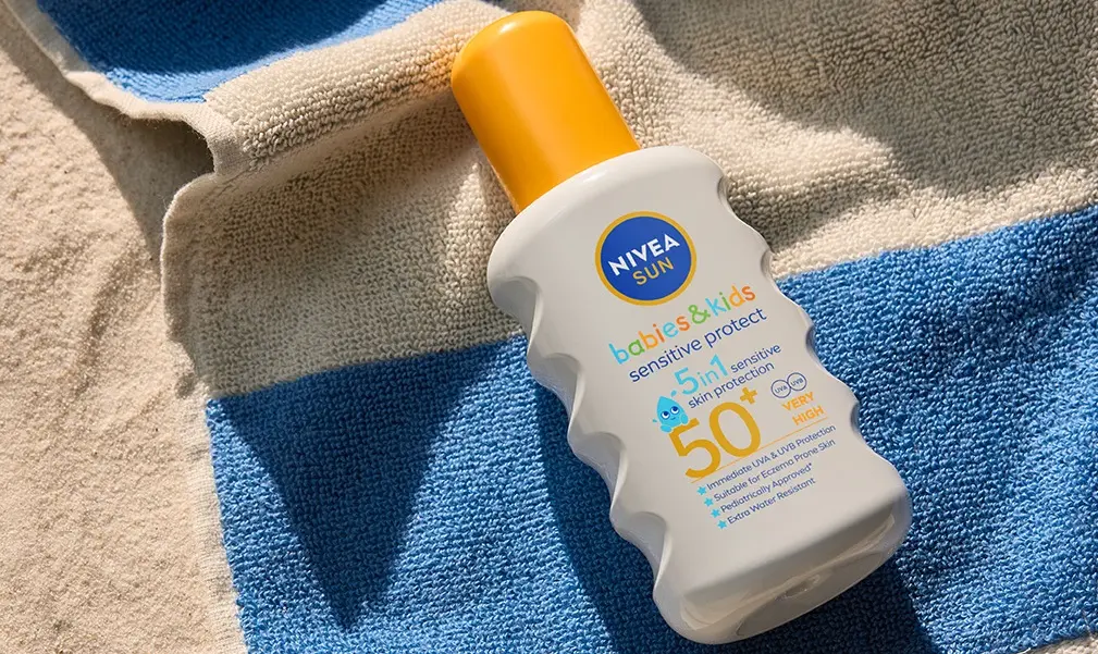 Spray protecteur NIVEA pour bébés et enfants sensibles SPF 50+