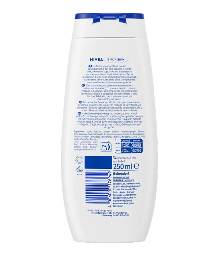 NIVEA; Derma Control; Defend; Shower; 250ml