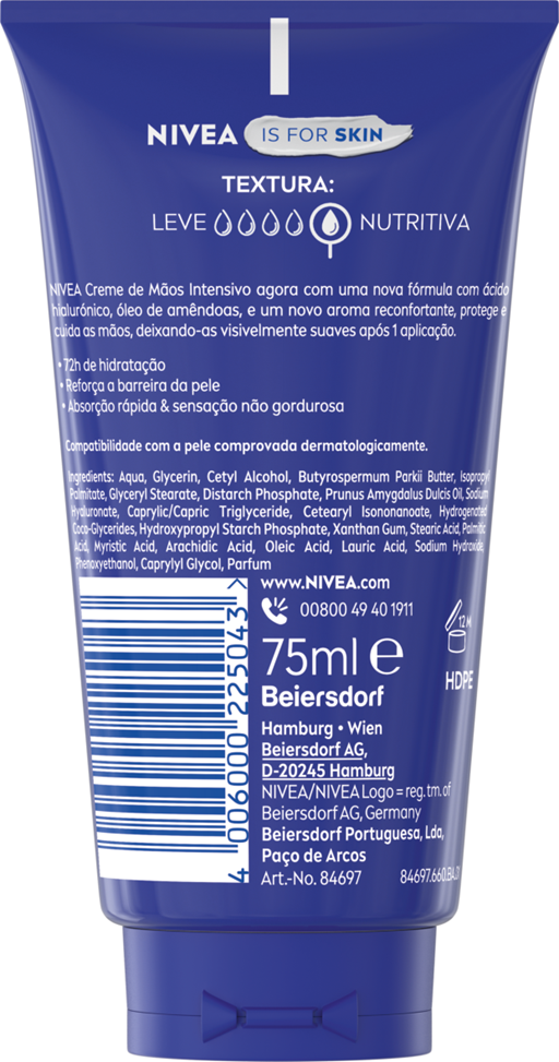 NIVEA; NIVEA BODY; HAND; INTENSIVE; 75ML