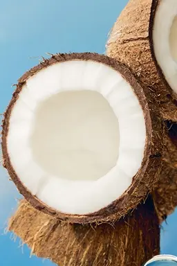 Coconut oil helps hydrate and lubricate skin cells