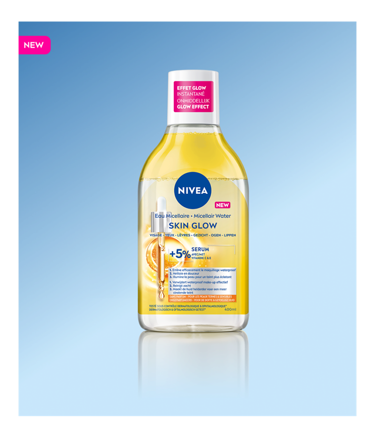 NIVEA serum infused brightening micellar water