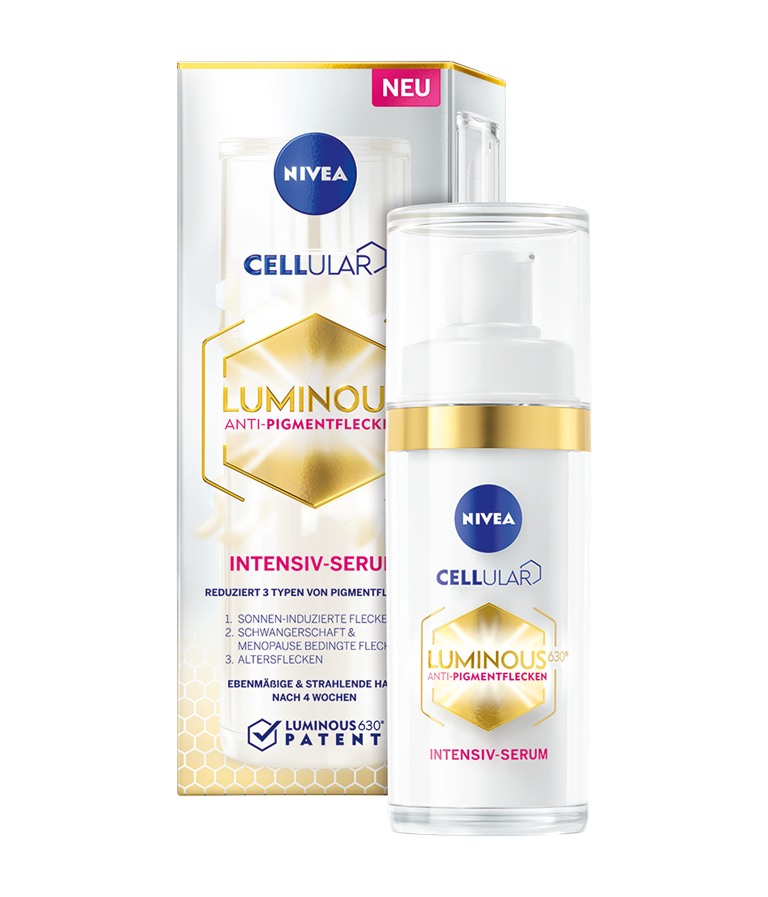 Cellular Luminous630® Anti Pigmentflecken Intensiv Serum Verpackung und Fläschchen
