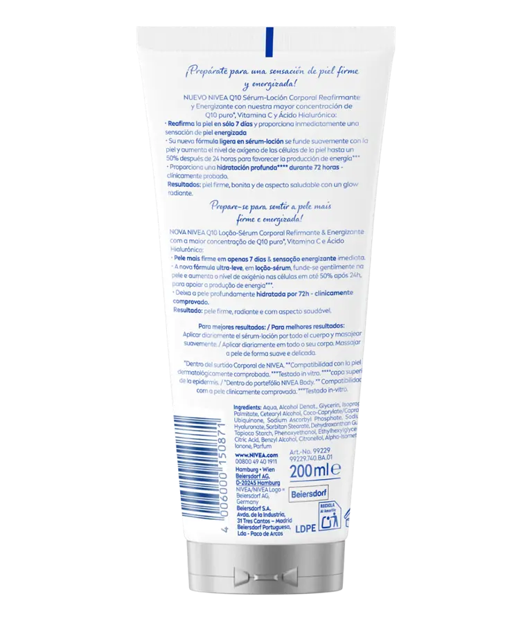 NIVEA Q10 Sérum-Loción Energizante
