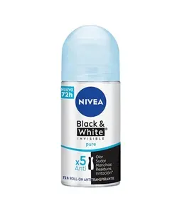 NIVEA Antitranspirante B&W Pure Roll- on 50ml