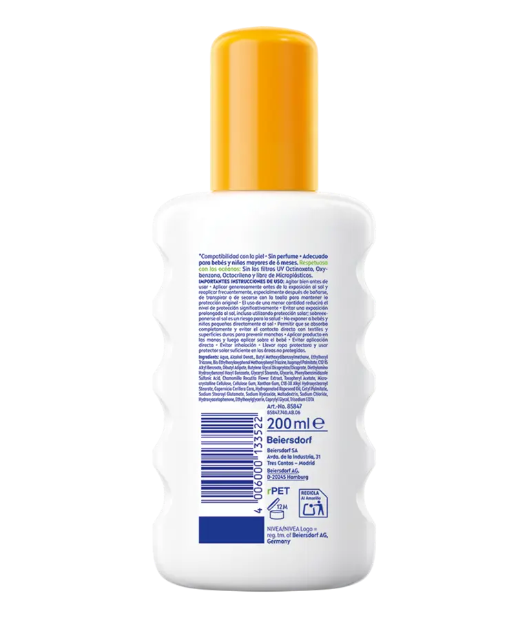 NIVEA SUN Babies & Kids Sensitive Spray Solar SPF50+